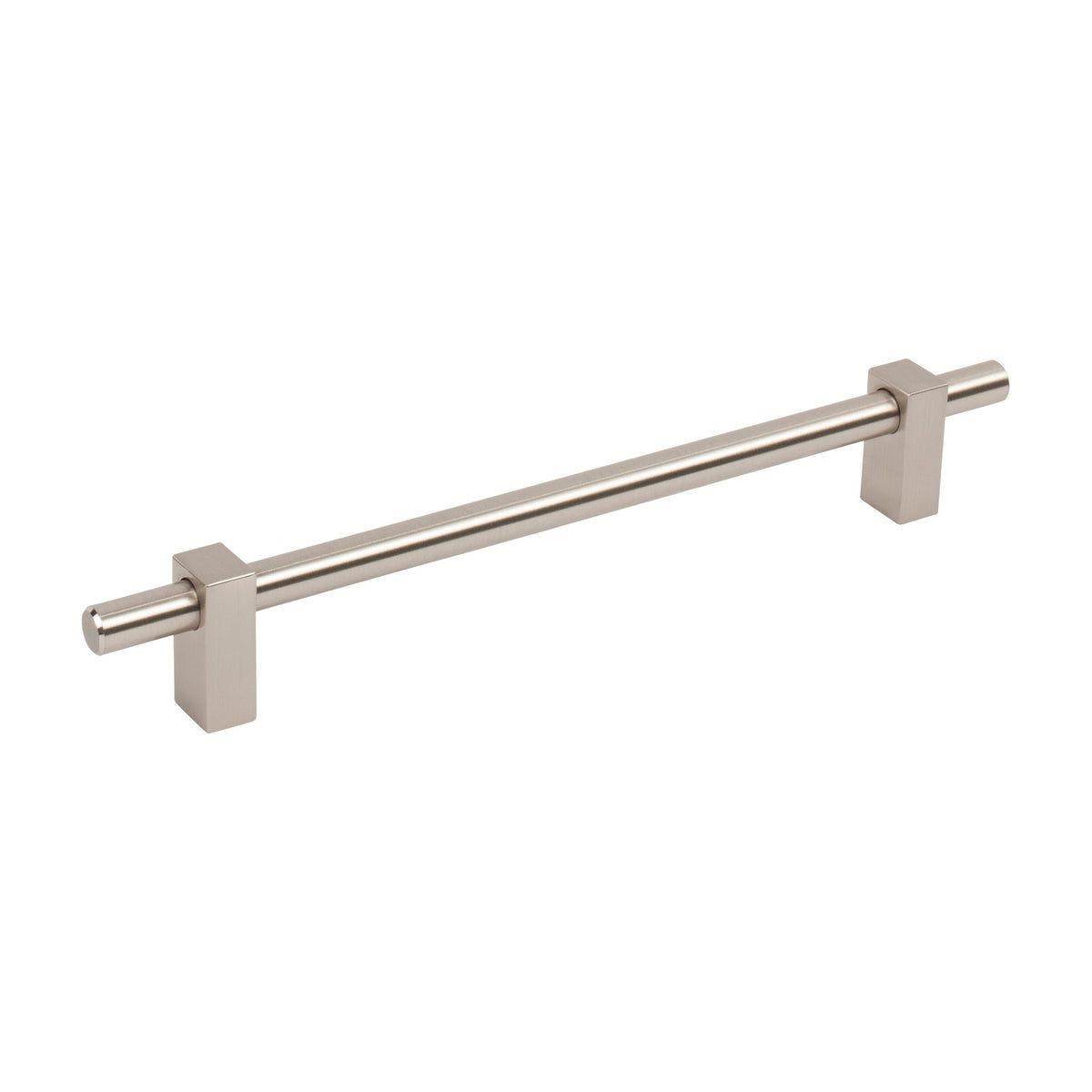 Jeffrey Alexander Larkin 1 Handle in Satin Nickel, 7 1/2"