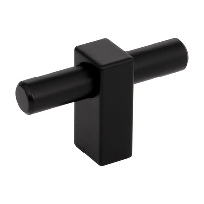 Jeffrey Alexander Larkin 1 Handle in Matte Black, Knob