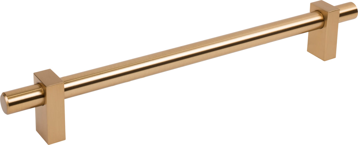 Jeffrey Alexander Larkin 1 Handle in Satin Bronze, 12" Appliance Handle