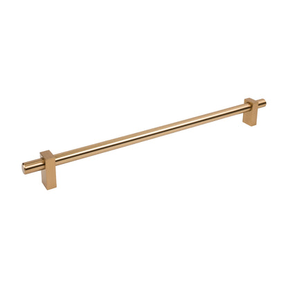 Jeffrey Alexander Larkin 1 Handle in Satin Bronze, 18" Appliance Handle