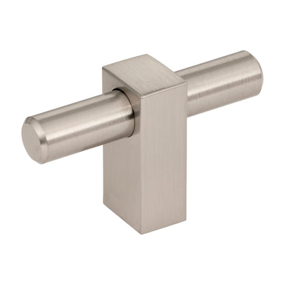 Jeffrey Alexander Larkin 1 Handle in Satin Nickel, Knob