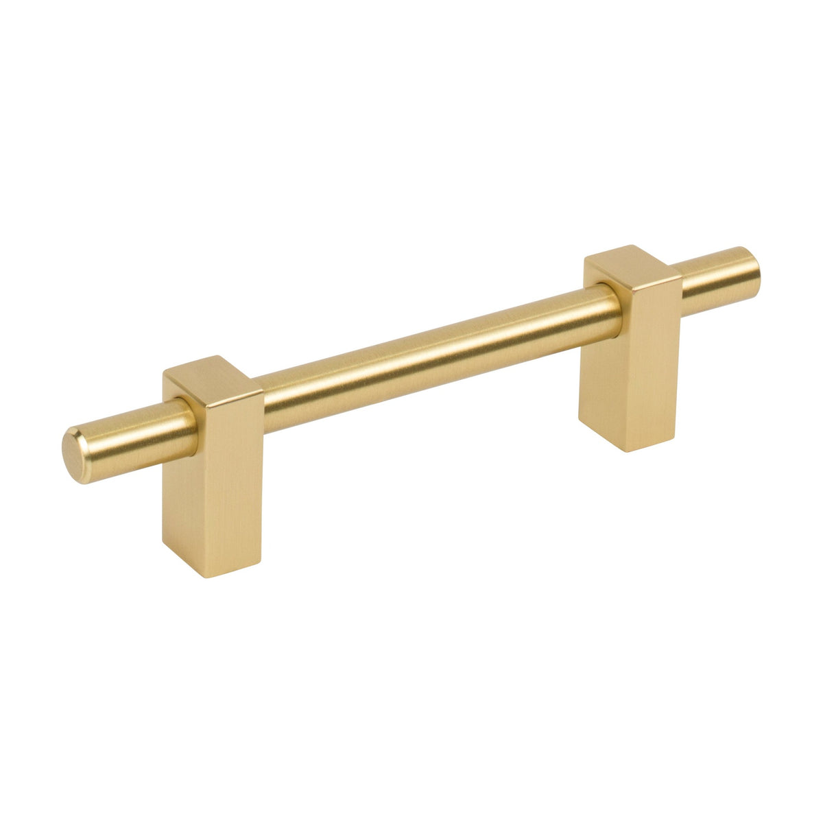 Jeffrey Alexander Larkin 1 Handle in Brushed Gold, 3 3/4"