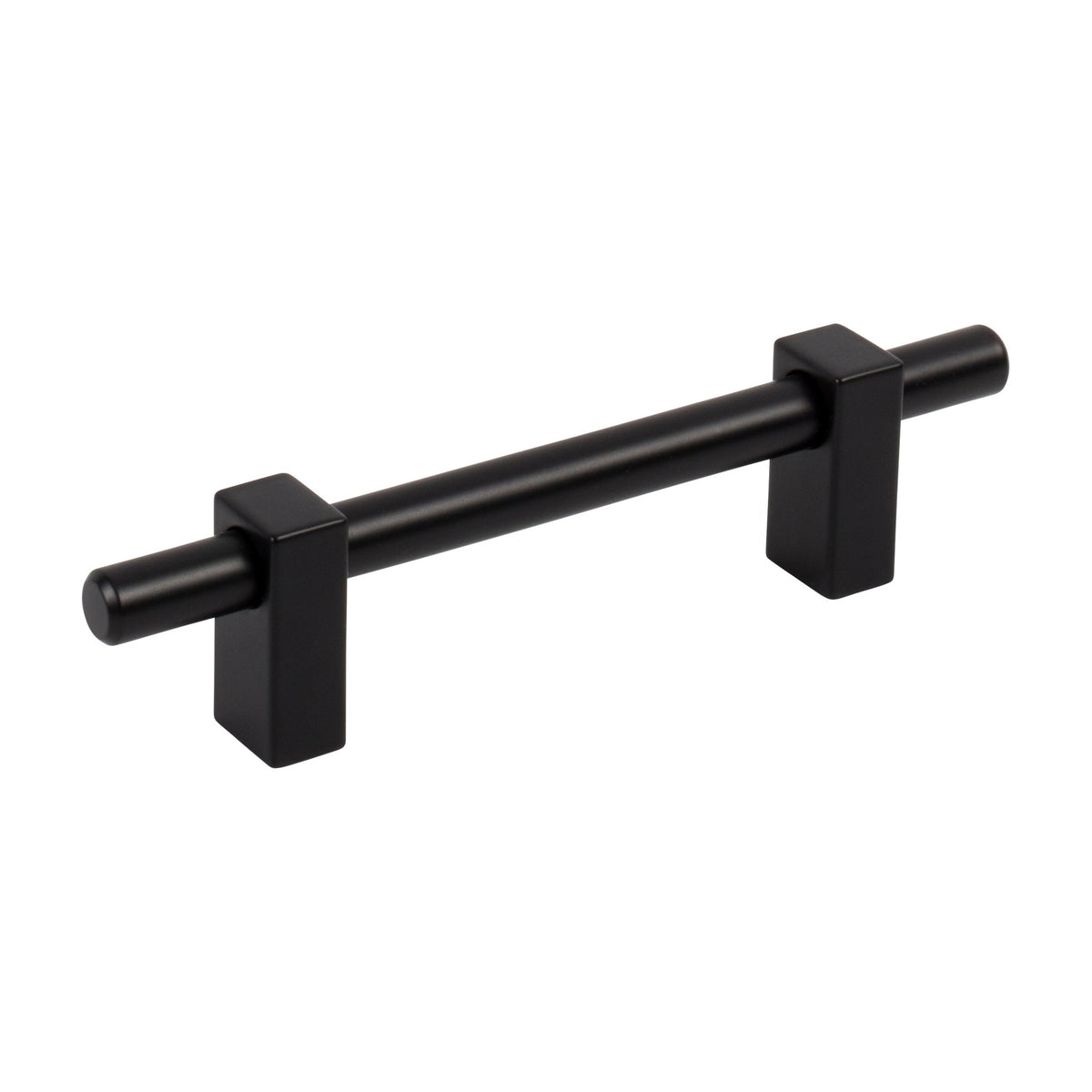 Jeffrey Alexander Larkin 1 Handle in Matte Black, 3 3/4"