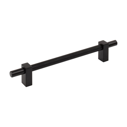Jeffrey Alexander Larkin 3 Handle in Matte Black, 6 1/4"