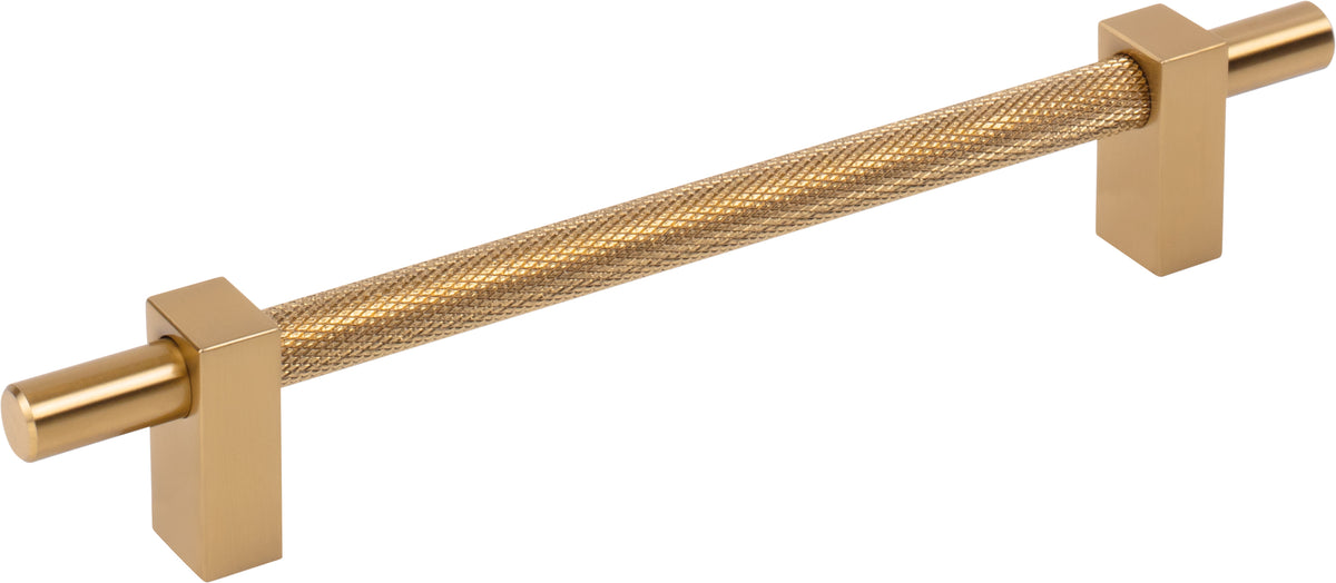 Jeffrey Alexander Larkin 3 Handle in Satin Bronze, 6 1/4"