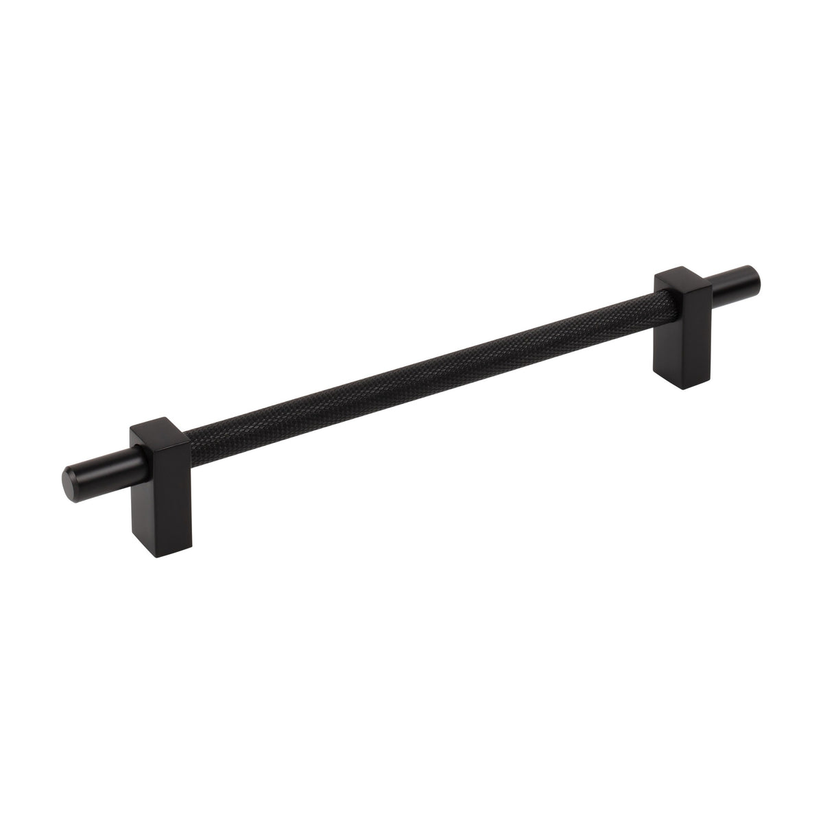 Jeffrey Alexander Larkin 3 Handle in Matte Black, 7 1/2"