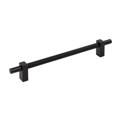 Jeffrey Alexander Larkin 3 Handle in Matte Black, 7 1/2"