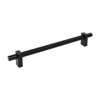 Jeffrey Alexander Larkin 3 Handle in Matte Black, 12" Appliance Handle