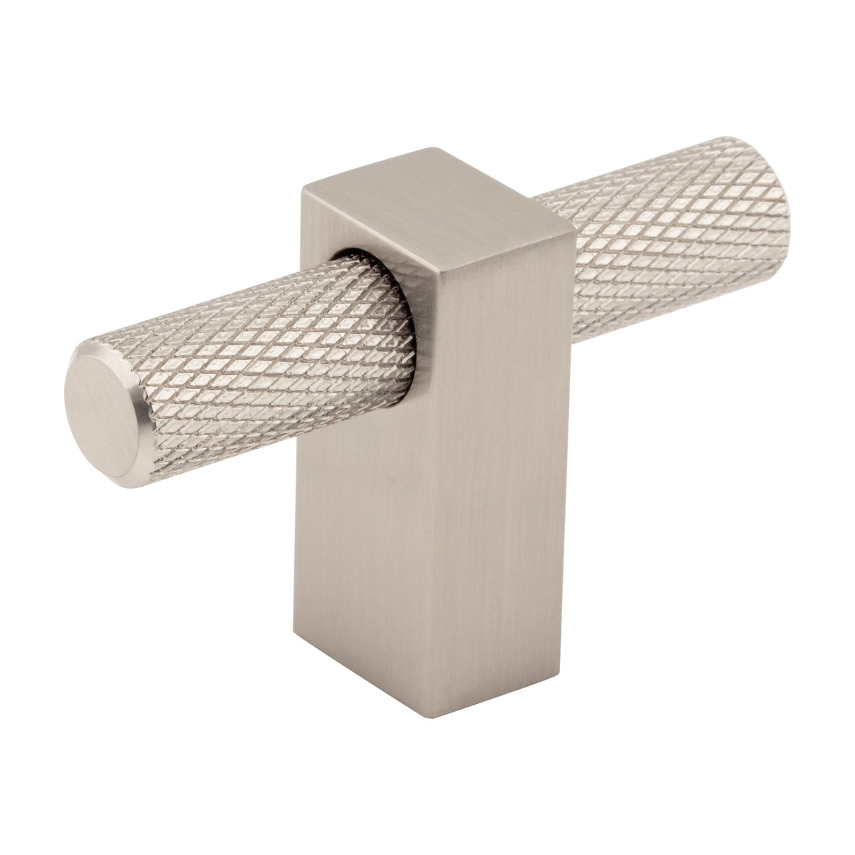 Jeffrey Alexander Larkin 3 Handle in Satin Nickel, Knob