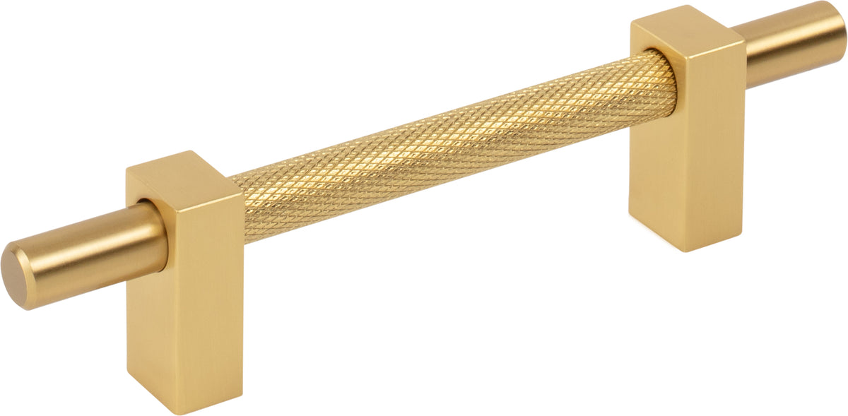 Jeffrey Alexander Larkin 3 Handle in Brushed Gold, 3 3/4"