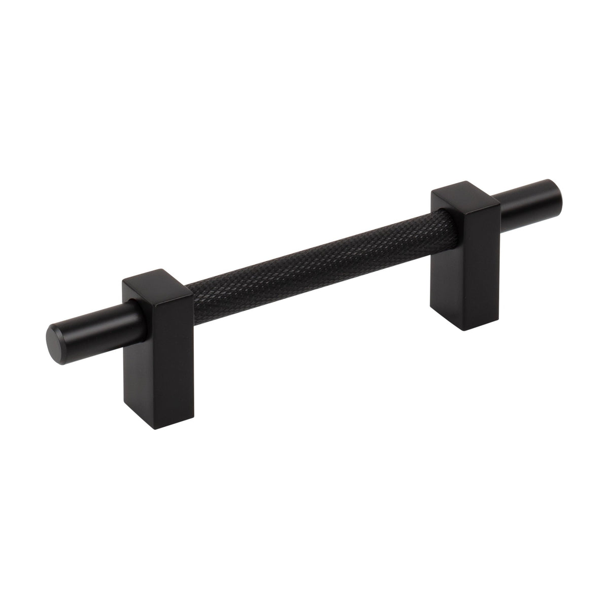 Jeffrey Alexander Larkin 3 Handle in Matte Black, 3 3/4"