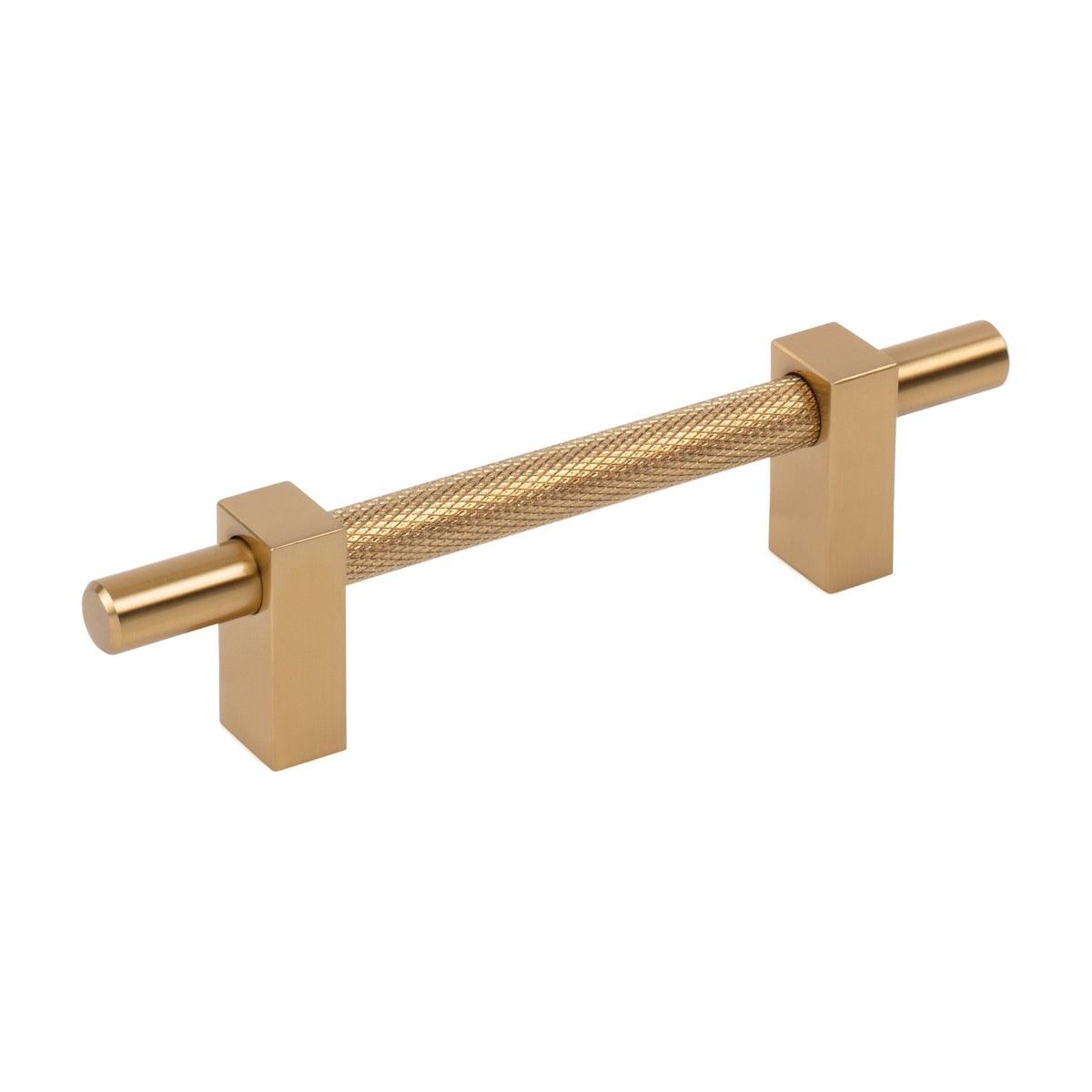 Jeffrey Alexander Larkin 3 Handle in Satin Bronze, 3 3/4"