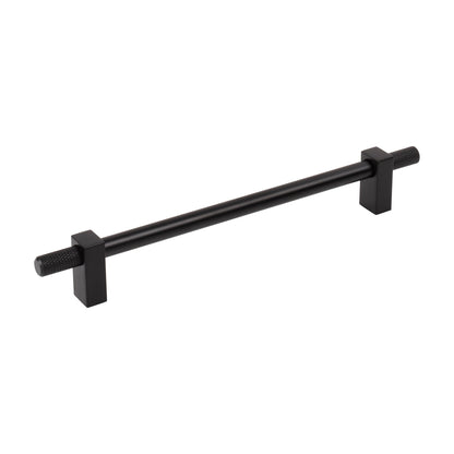 Jeffrey Alexander Larkin 4 Handle in Matte Black, 7 1/2"