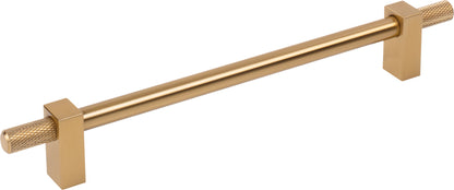 Jeffrey Alexander Larkin 4 Handle in Satin Bronze, 7 1/2"