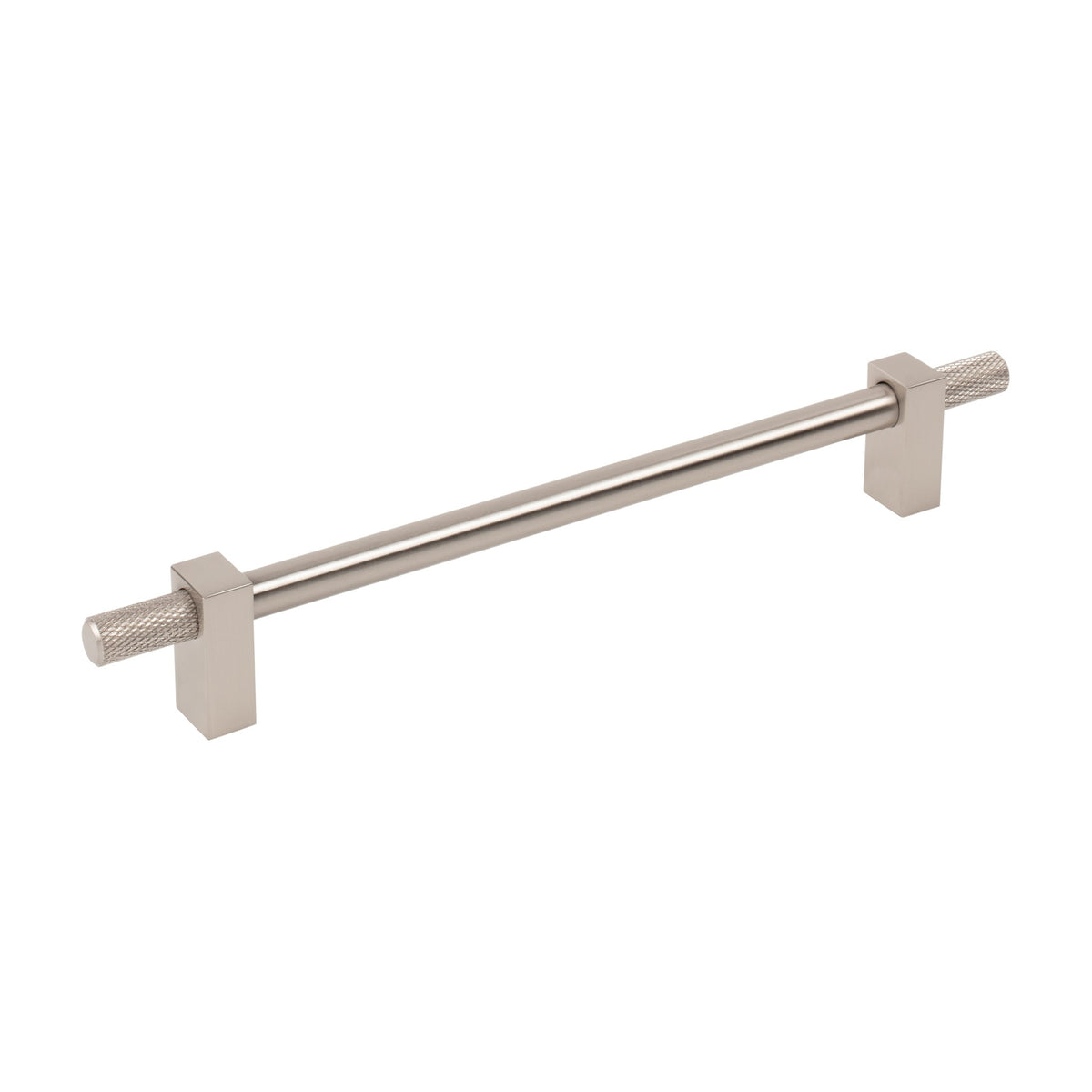 Jeffrey Alexander Larkin 4 Handle in Satin Nickel, 7 1/2"