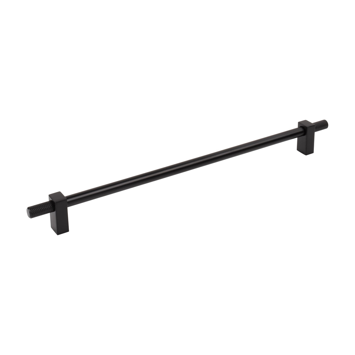Jeffrey Alexander Larkin 4 Handle in Matte Black, 12"