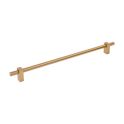 Jeffrey Alexander Larkin 4 Handle in Satin Bronze, 12"