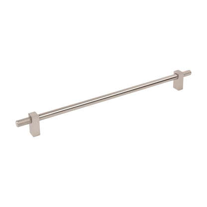 Jeffrey Alexander Larkin 4 Handle in Satin Nickel, 12"