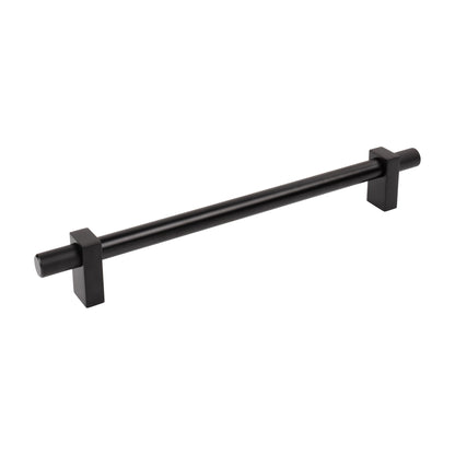 Jeffrey Alexander Larkin 4 Handle in Matte Black, 12" Appliance Handle