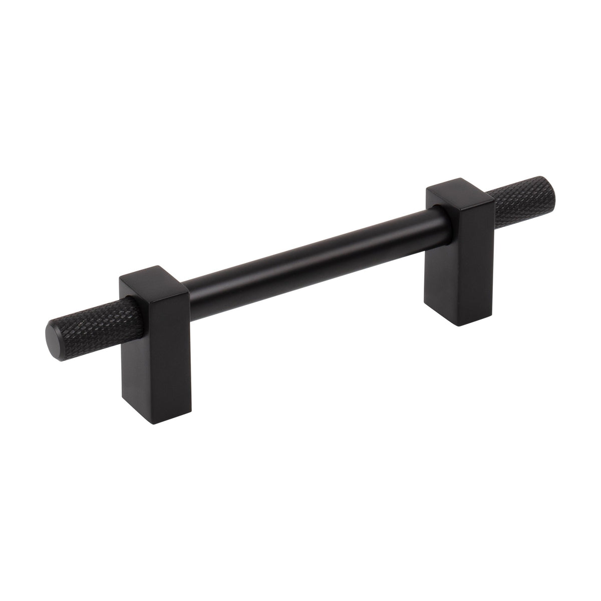 Jeffrey Alexander Larkin 4 Handle in Matte Black, 3 3/4"