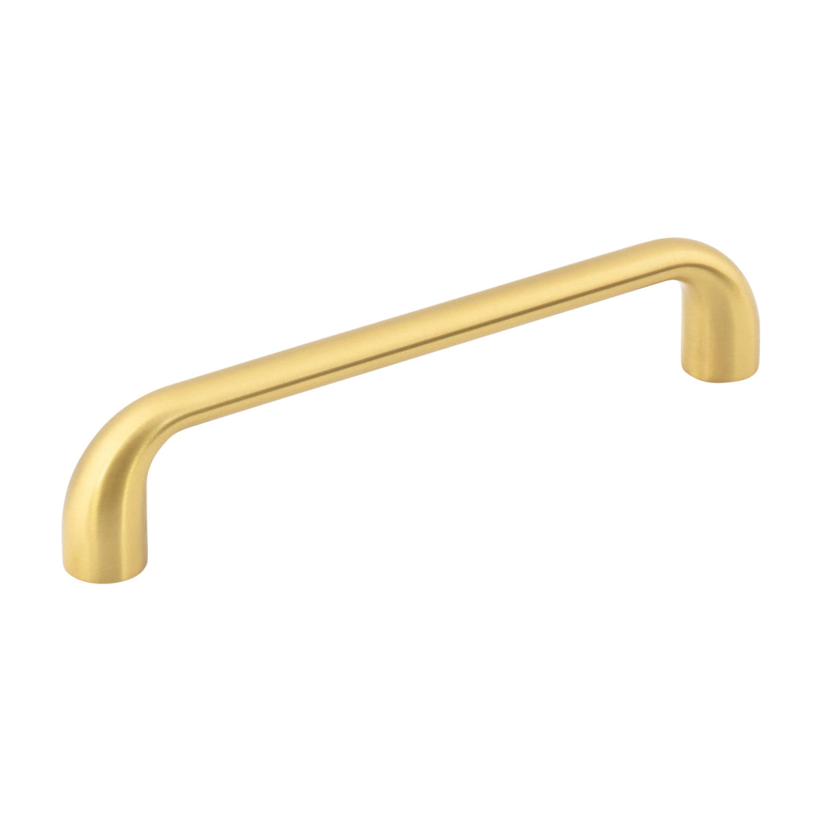 Jeffrey Alexander Loxley Handle in Brushed Gold, 5"