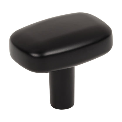 Jeffrey Alexander Loxley Handle in Matte Black, 1 1/2" Round Knob