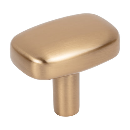Jeffrey Alexander Loxley Handle in Satin Bronze, 1 1/2" Round Knob