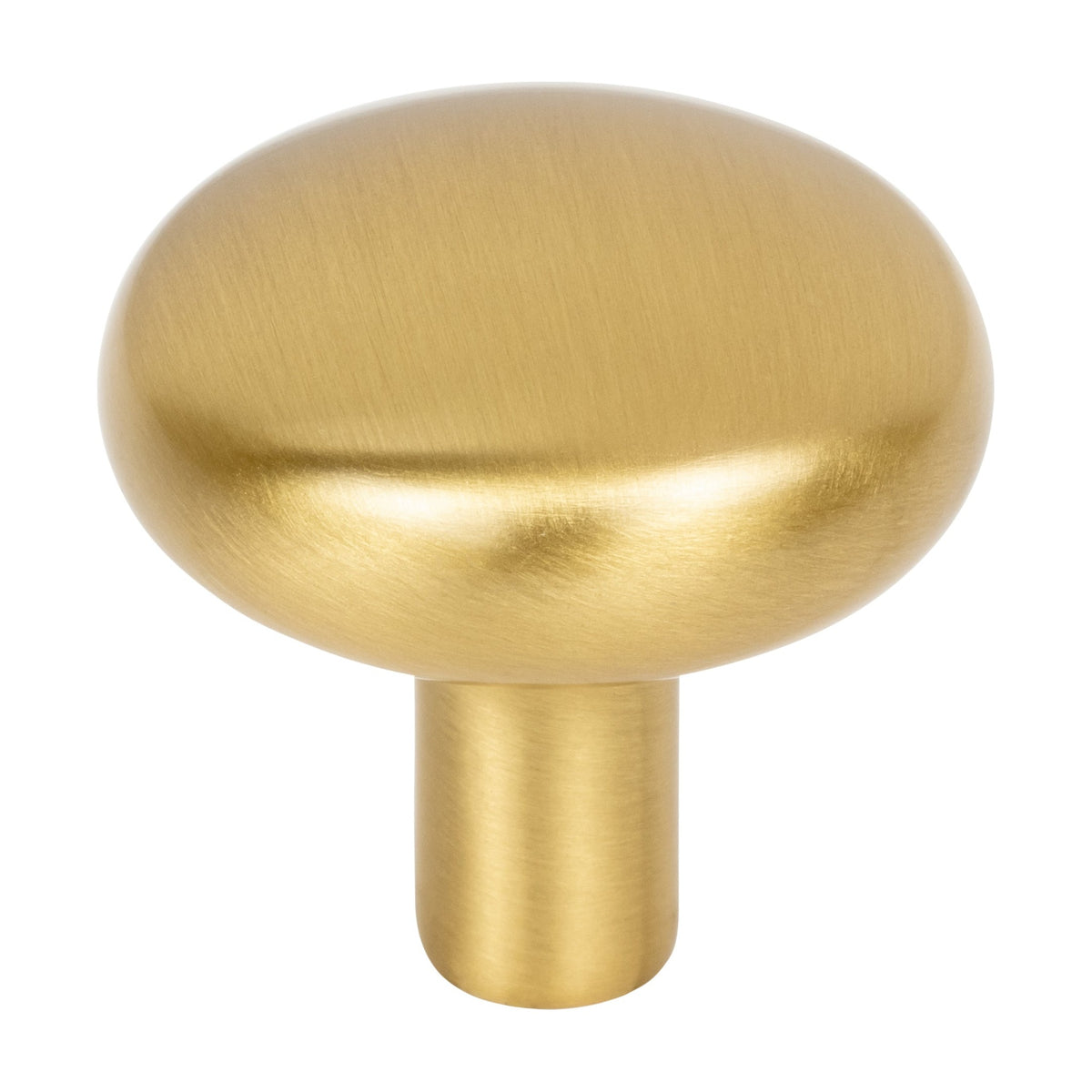 Jeffrey Alexander Loxley Handle in Brushed Gold, 1 1/4" Knob