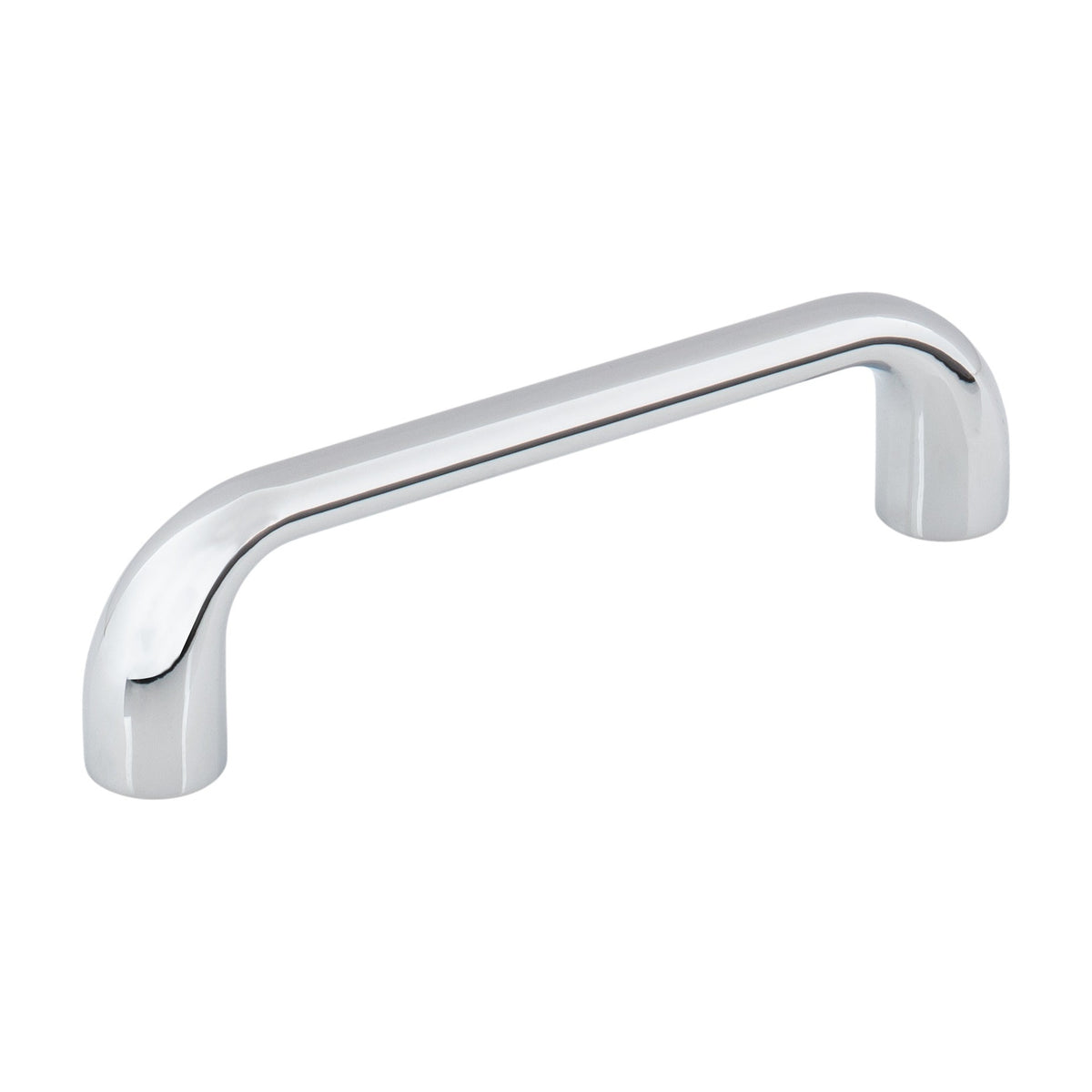 Jeffrey Alexander Loxley Handle in Polished Chrome, 3 3/4"
