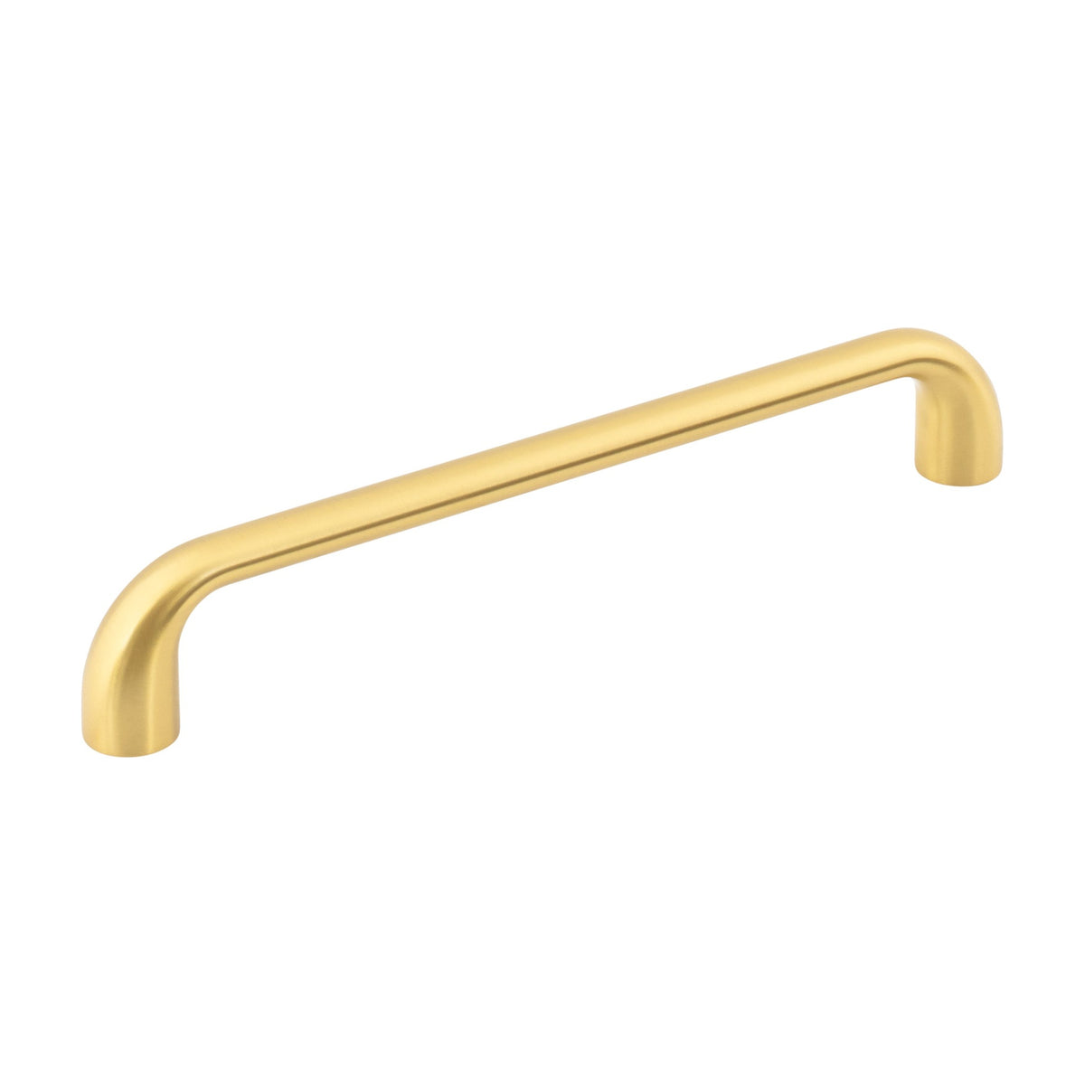 Jeffrey Alexander Loxley Handle in Brushed Gold, 6 1/4"
