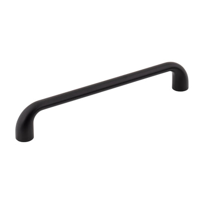 Jeffrey Alexander Loxley Handle in Matte Black, 6 1/4"