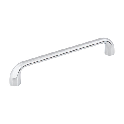 Jeffrey Alexander Loxley Handle in Polished Chrome, 6 1/4"
