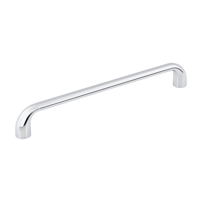 Jeffrey Alexander Loxley Handle in Polished Chrome, 7 1/2"