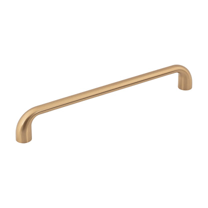 Jeffrey Alexander Loxley Handle in Satin Bronze, 7 1/2"