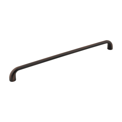Jeffrey Alexander Loxley Handle in Brushed Oil Rubbed Bronze, 12"