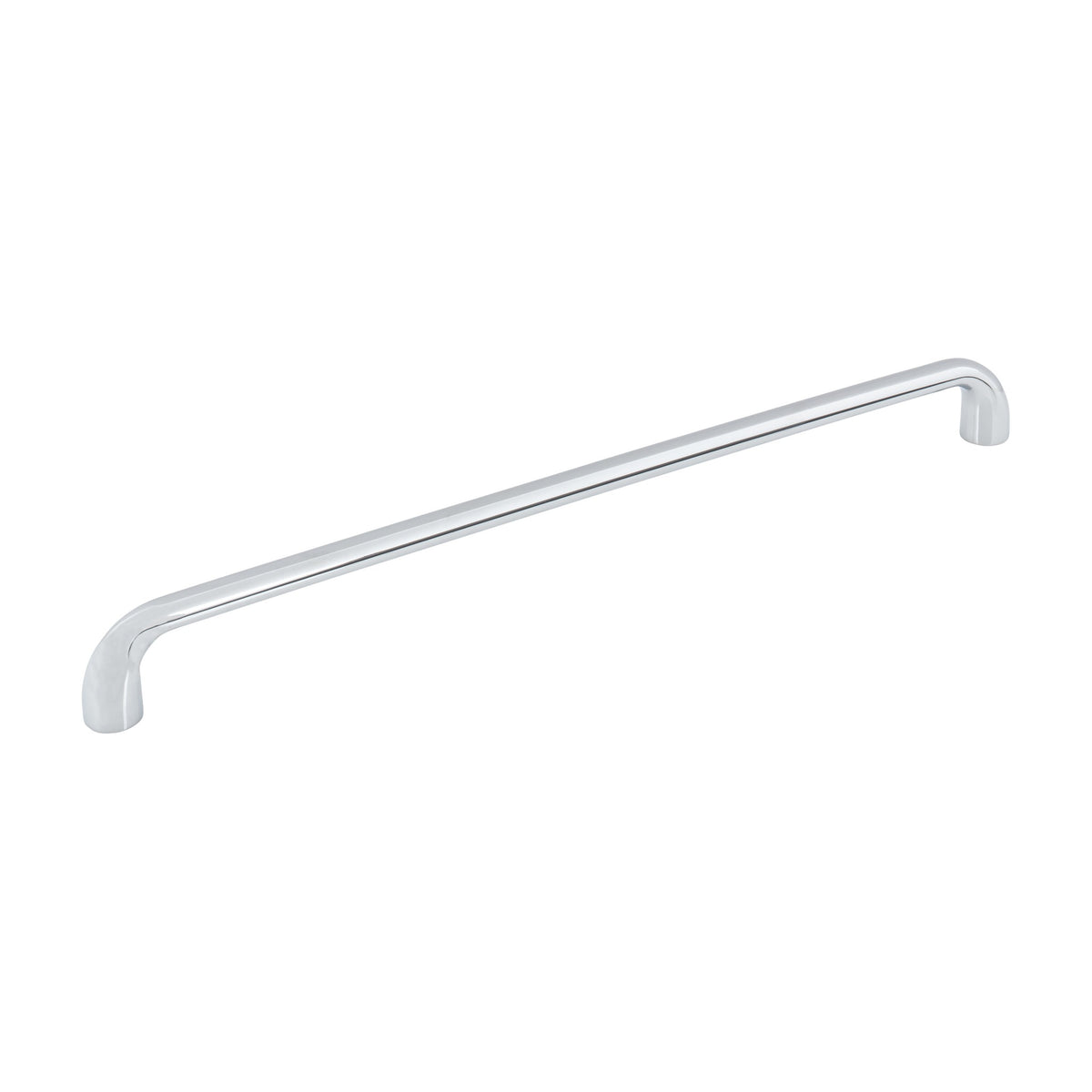 Jeffrey Alexander Loxley Handle in Polished Chrome, 12"