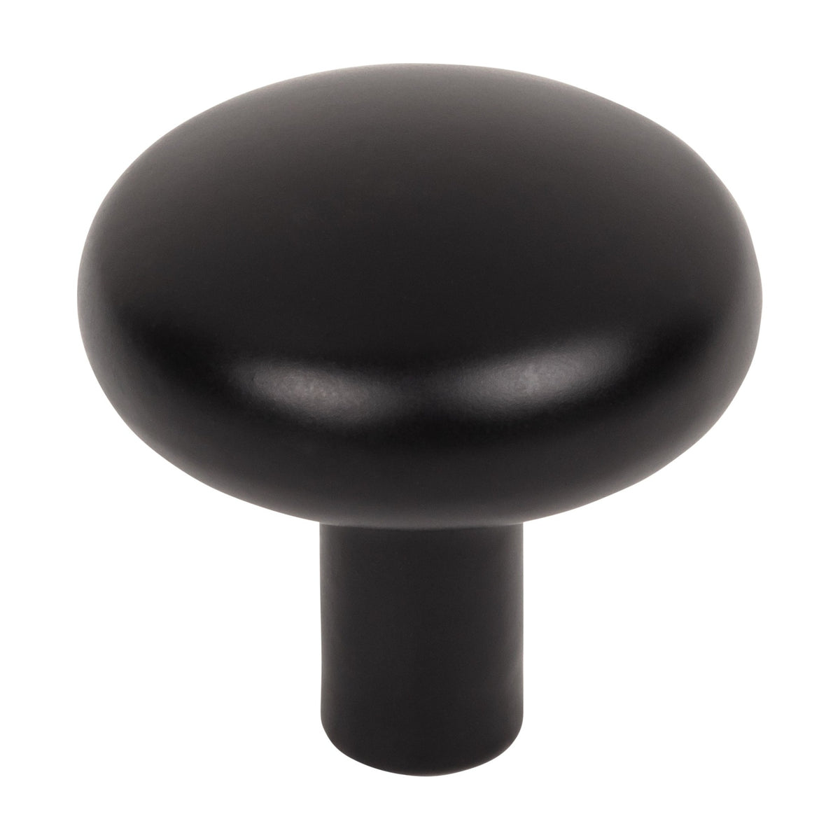 Jeffrey Alexander Loxley Handle in Matte Black, 1 1/4" Knob