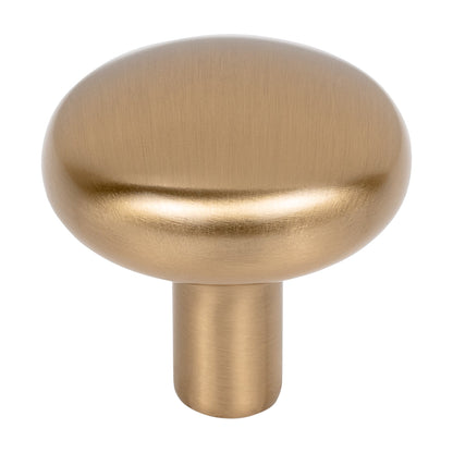 Jeffrey Alexander Loxley Handle in Satin Bronze, 1 1/4" Knob