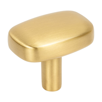 Jeffrey Alexander Loxley Handle in Brushed Gold, 1 1/2" Round Knob