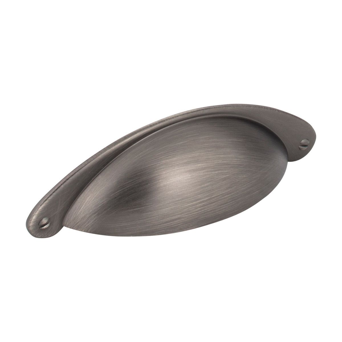Jeffrey Alexander Lyon Handle in Brushed Pewter, 3" Cup