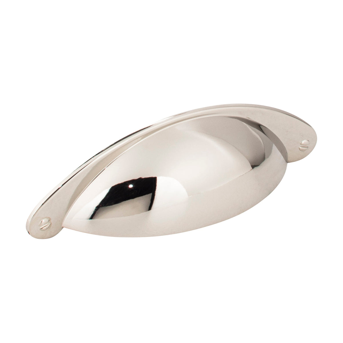 Jeffrey Alexander Lyon Handle in Polished Nickel, 3" Cup