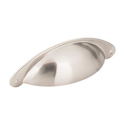 Jeffrey Alexander Lyon Handle in Satin Nickel, 3" Cup