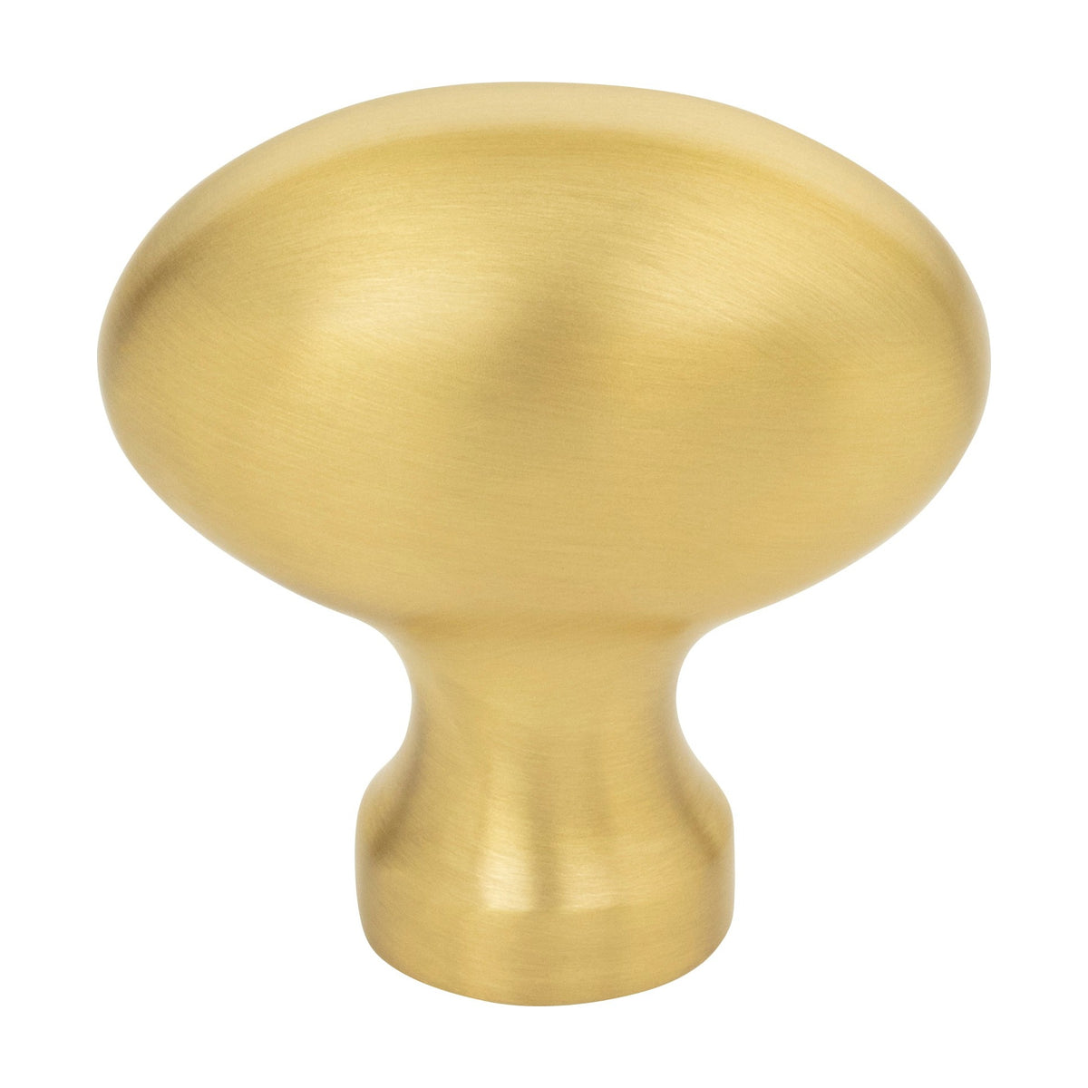 Jeffrey Alexander Lyon Handle in Brushed Gold, Knob