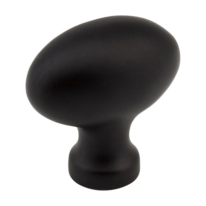 Jeffrey Alexander Lyon Handle in Matte Black, Knob
