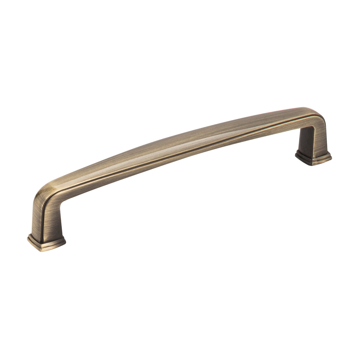 Jeffrey Alexander Milan 1 Handle in Brushed Antique Brass, 5"