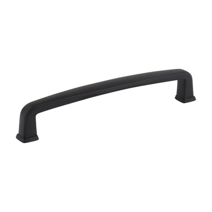 Jeffrey Alexander Milan 1 Handle in Matte Black, 5"