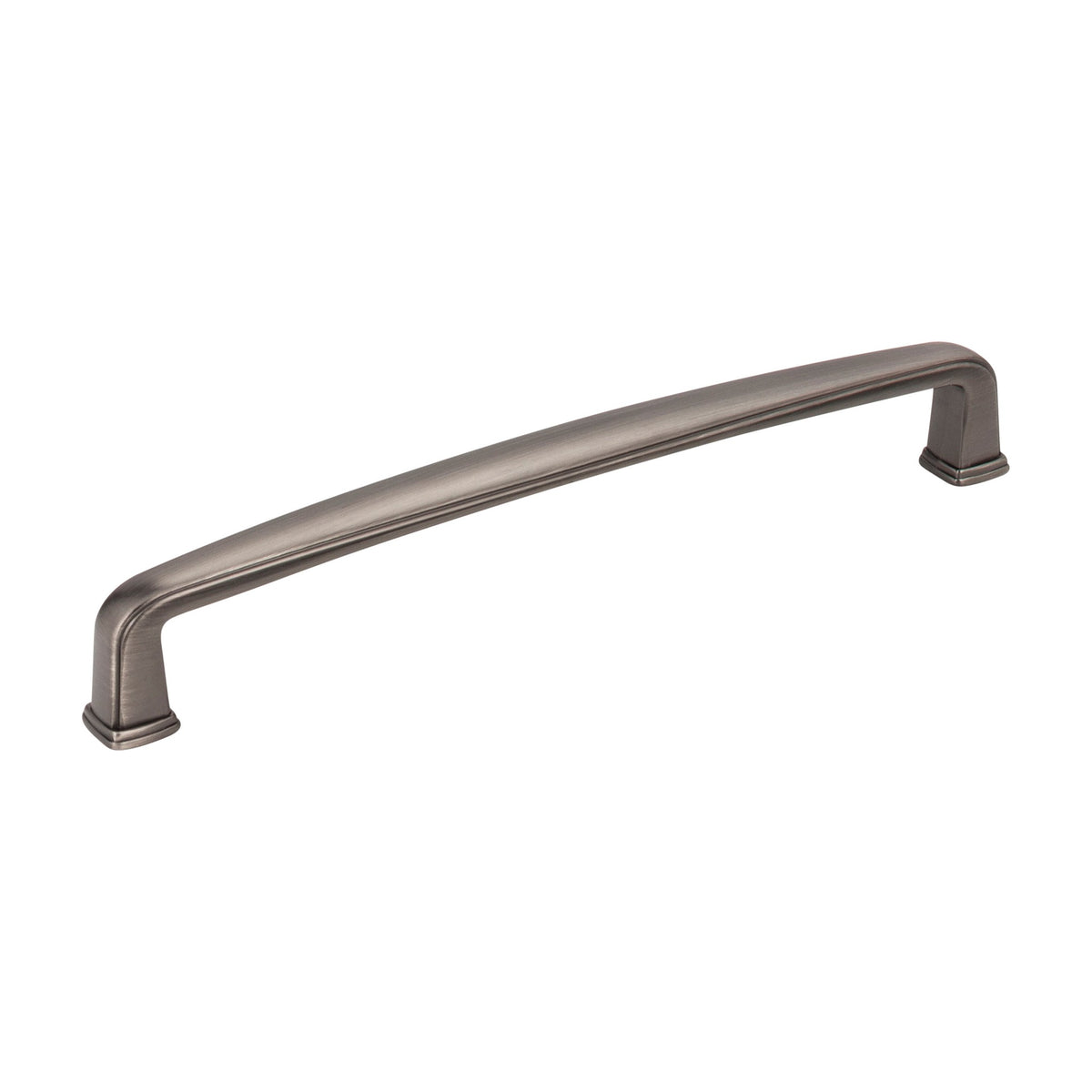Jeffrey Alexander Milan 1 Handle in Brushed Pewter, 6 1/4"