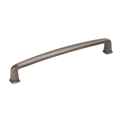 Jeffrey Alexander Milan 1 Handle in Brushed Pewter, 6 1/4"