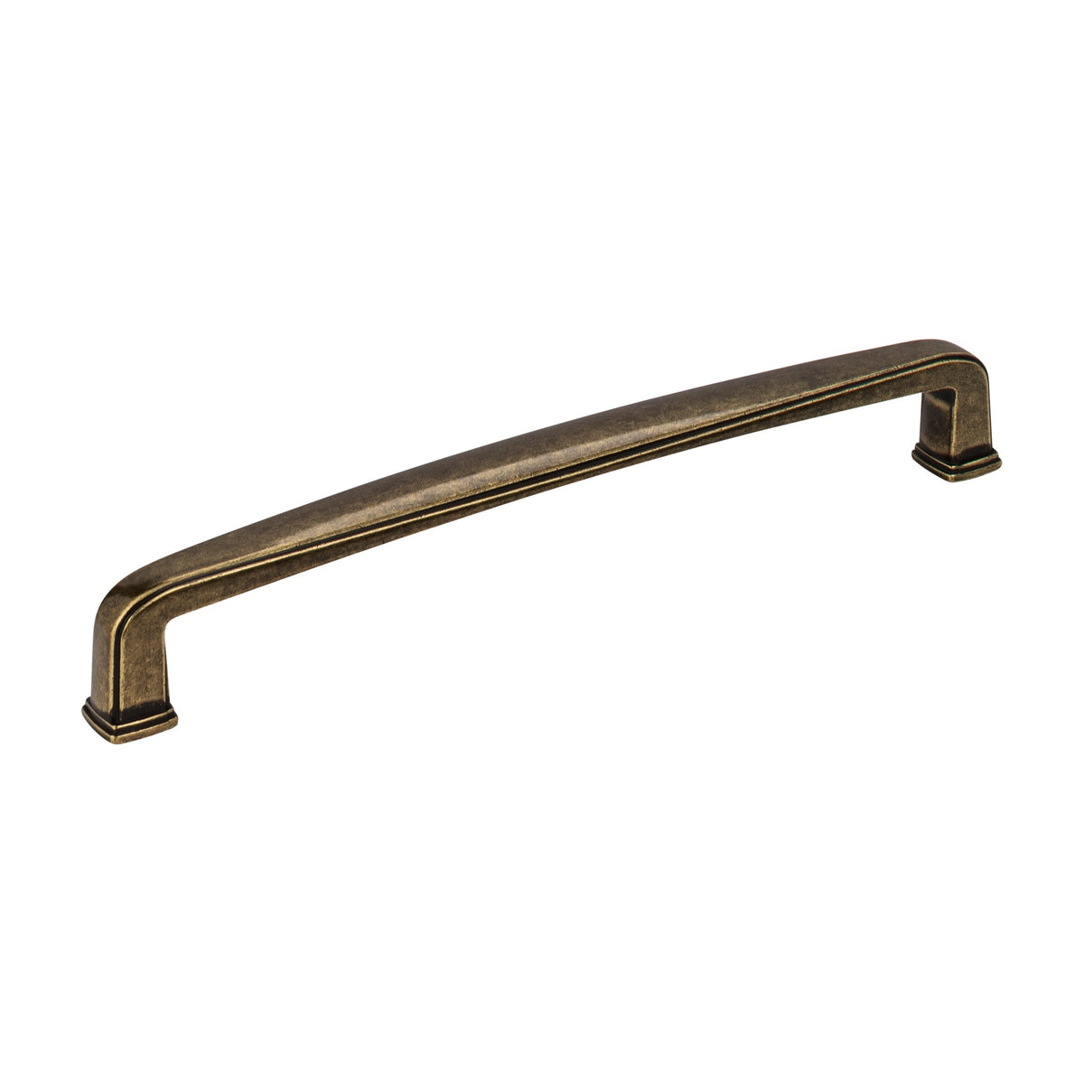 Jeffrey Alexander Milan 1 Handle in Distressed Antique Brass, 6 1/4"