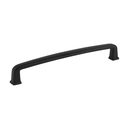Jeffrey Alexander Milan 1 Handle in Matte Black, 6 1/4"
